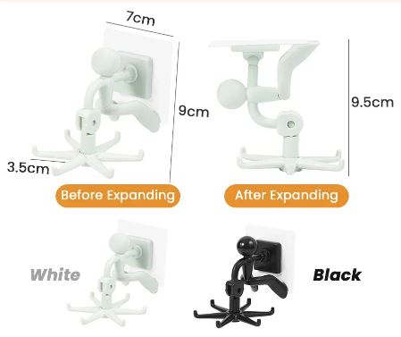 Miniatura 2 de Gancho Giratorio Multiusos Cabeza